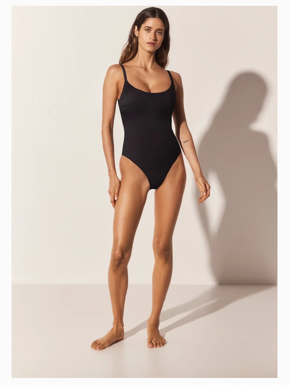 Form and Fold The One Black Swimsuit Size 32F